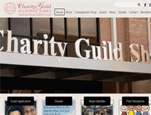Tablet Screenshot of charityguildshop.org